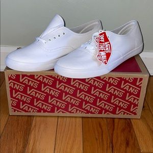 VANS authentic brand new white sneakers in box
